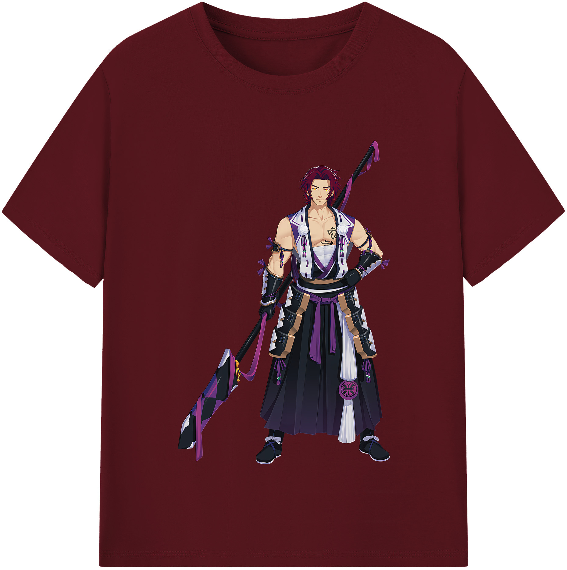 （画像用） 刀剣乱舞 Touken Ranbu 綿100％半袖Tシャツ（フロントプリント）